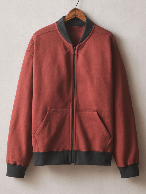 Mens Classic Fleece Bomber Jacket New Mens Classic Fleece Bomber Jacket