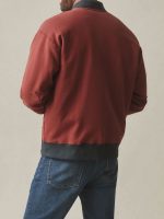 Mens Classic Fleece Bomber Jacket New