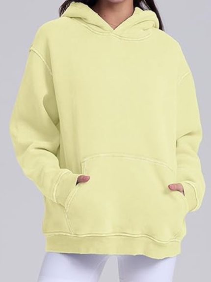 New Unisex Oversized Yellow Hoodie