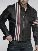 Easy Rider Captain America Black Leather Jacket - Image 3