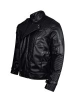 Guardians Of The Galaxy 2 Star Lord Black Leather Jacket - Image 3