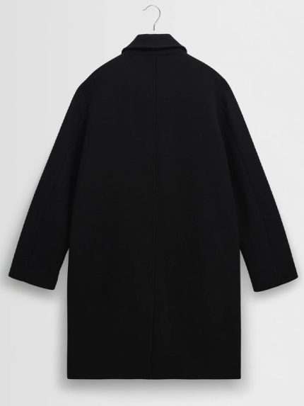 Mens Black Classic Coat