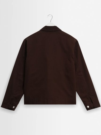 Mens Dark Brown Classic Workwear Jacket
