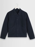 Premium Navy Blue Cotton Jacket New