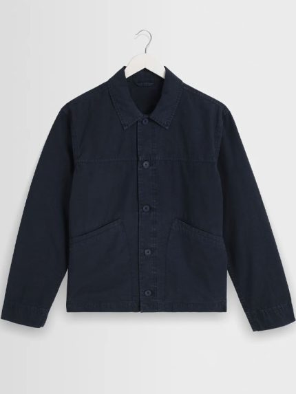 Premium Navy Blue Cotton Jacket New