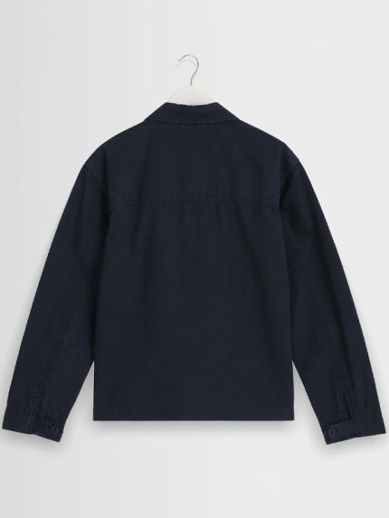 Premium Navy Blue Cotton Jacket