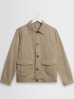 Redefined Beige Cotton Outerwear Jacket New