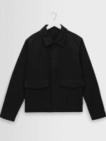 Redefined Black Cotton Outerwear Jacket New