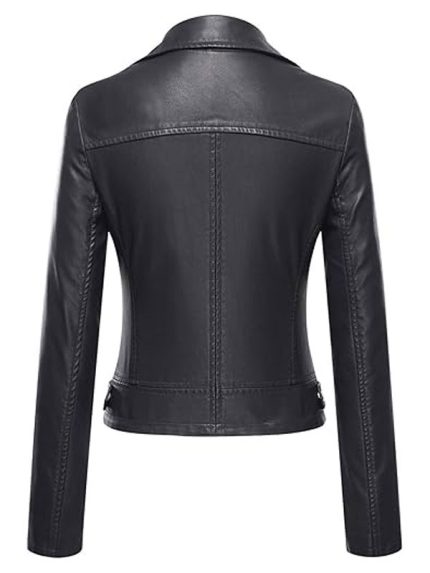 Womens Black Leather Jacket