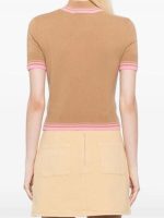 9 News AU 2026 Sylvia Jeffries Stripe Knit Top - Image 2