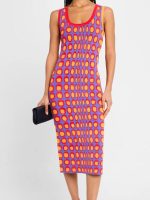 Abbott Elementary S05 Quinta Brunson Spot Printed Dress - Image 2
