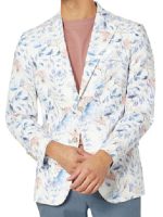 Below Deck Down Under S03 White Floral Print Blazer - Image 2