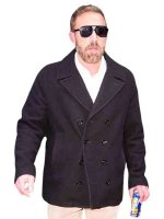 Ben Affleck 2026 Black Peacoat - Image 2