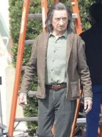 Ben Kingsley Wonder Man Brown Wool Blazer New