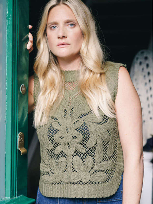 Betrayal-S01-Romola-Garai-Floral-Knit-Top.jpg Betrayal S01 Romola Garai Floral Knit Top - Image 1