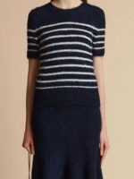 Cash Queens S01 Black & White Striped Sweater - Image 2