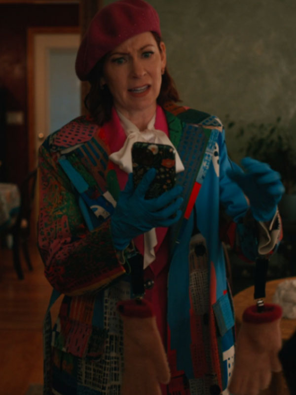 Elsbeth-S03-Carrie-Preston-Printed-Coat.jpg Elsbeth S03 Carrie Preston Printed Coat - Image 1