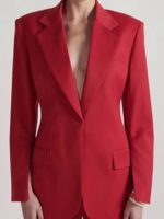 Emily In Paris S05 Lily Collins Red Blazer - Image 2