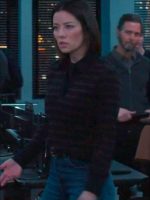 FBI S08 Vedette Lim Knit Polo Sweater