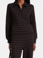 FBI S08 Vedette Lim Knit Polo Sweater - Image 2