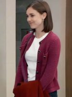General Hospital Katelyn MacMullen Pink Textured Cardigan