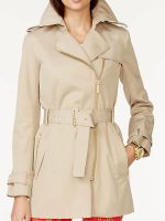 Greys Anatomy S21 Miranda Bailey Beige Trench Coat - Image 2