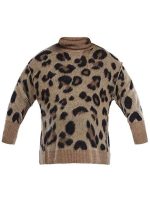 Greys Anatomy S22 Sara Paxton Leopard Print Oversized Sweater - Image 2