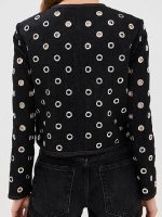 Greys Anatomy S22 Teddy Altman Black Grommet Jacket - Image 2