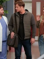 Greys Anatomy Season 21 Atticus Lincoln Quilted Jacket - Image 2