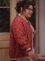 Happys Place S02 Belissa Escobedo Red Jacket - Image 2