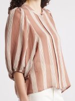 High Potential S02 Susan Kelechi Watson Puffed Shoulder Top - Image 2