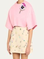 Imperfect Women S01 Kerry Washington Floral Brooch Pink Top - Image 2