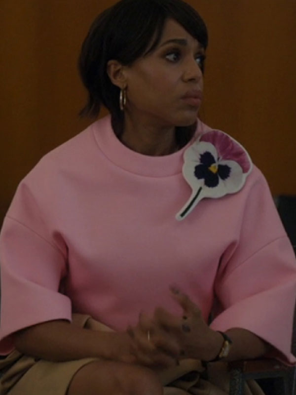 Imperfect-Women-S01-Kerry-Washington-Floral-Brooch-Pink-Top.jpg Imperfect Women S01 Kerry Washington Floral Brooch Pink Top - Image 1