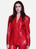 Jessica Bruno The Beauty 2026 Leather Blazer - Image 2