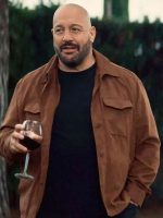 Kevin James Solo Mio Brown Jacket New