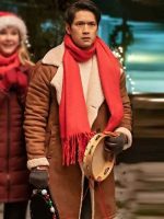 Love Hard Harry Shum Jr. Shearling Trench Coat