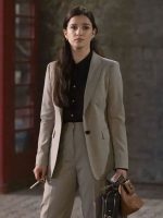 Marisa Abela Industry Beige Blazer