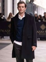 Milan Fashion Week 2026 Jannis Niewöhner Black Coat New