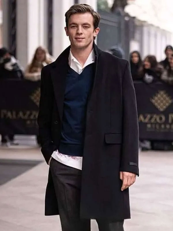Milan Fashion Week 2026 Jannis Niewöhner Black Coat Milan Fashion Week 2026 Jannis Niewöhner Black Coat New