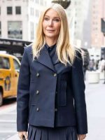 NYC 2026 Gwyneth Paltrow Blue Peacoat - Image 2