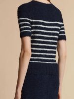 Cash Queens S01 Black & White Striped Sweater - Image 3