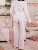 Love Island UK All Stars S03 Jess Harding Bow Pajamas - Image 3
