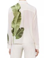 The Neighborhood S08 Tichina Arnold Leaf Print Shirt - Image 3