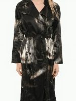 Real Housewives of Beverly Hills S14 Erika Girardi Print Trench Coat - Image 2
