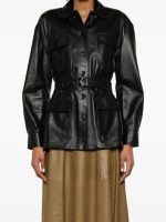 Real Housewives of Beverly Hills S15 Rachel Zoe Black Leather Jacket - Image 2