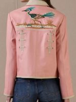 Rodeo Chaparral Pink Leather Jacket - Image 2