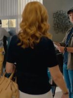 The Comeback Lisa Kudrow Navy Blue Polo Tee - Image 2