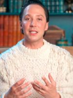 The Traitors US S04 Johnny Weir White Fringe Sweater