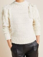 The Traitors US S04 Johnny Weir White Fringe Sweater - Image 2