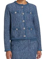 The View Joy Behar Blue Braided Trim Jacket - Image 2